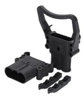 Premium Grade Heavy Duty Forklift Power Connector with male female plugs and crimp terminals for battery cable wiring.