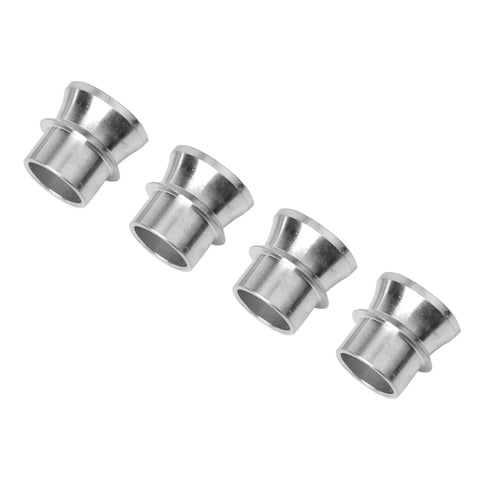 Five Eighths To One Half Inch High Misalignment Spacer Heims Rod End Ends Heim Joint Set Of Four Beefy 1045 Steel With Zinc Plating For Auto And Off Road Use Industrial Grade Corrosion Resistant Durable Precision Fit, 4-pack spacers