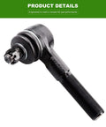 Front Suspension Kit For 1991 To 2001 Jeep Cherokee And 1991 To 1992 Comanche With Front Upper Ball Joints, Front Lower Ball Joints, Inner And Outer Tie Rod Ends, Adjusting Sleeve, 10 Piece Replacement Set front tie rod end close-up