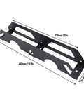 Vertical Wall Mount Angle Grinder Holder Thickened Alloy Steel Rack dimensions shown in millimeters and inches