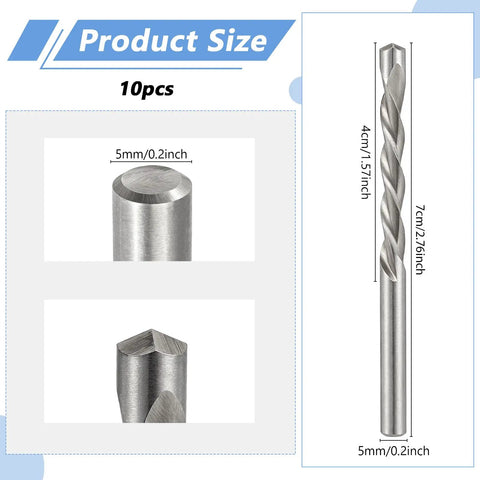 Cuthollow Professional Drywall Router Bits Set for Smooth Cuts and Perfect Edges showcasing 10pcs of detailed bit sizes.