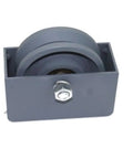 heavy duty V-groove gate wheel with axle and box for sliding gates