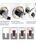 Gotta Fix That Wrench Faucet Valve Fast? Grab This Sick Double Head Broken Screw Extractor Kit With 5 Premium Alloy Steel Tools Designed To Grip And Remove Stuck Parts Like A Pro Without Breaking A Sweat., alloy steel broken screw extractor kit removing stuck pipe threads
