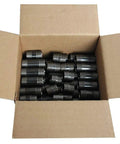 Open box showing One Quarter Inch NPT Black Pipe Nipple Assortment Schedule Forty Set for Low Pressure Plumbing Use With Air Water Oil Natural Gas