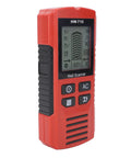Aqur2020 Stud Finder Wall Scanner, 7 in 1 Electronic Wood Metal Wire Detector with 3 Depth Settings showing red device with display.