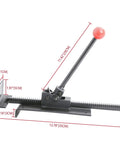 Hardwood Flooring Jack Positioning Tool For Easy Installations And Tight Fits Pull Or Push Floorboards Showing Measurements