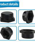Weatherproof Antenna Mount Cap Cover With O Ring Seal For VHF UHF GMRS CB Radios And NMO Antenna Mount Base Two Pack details