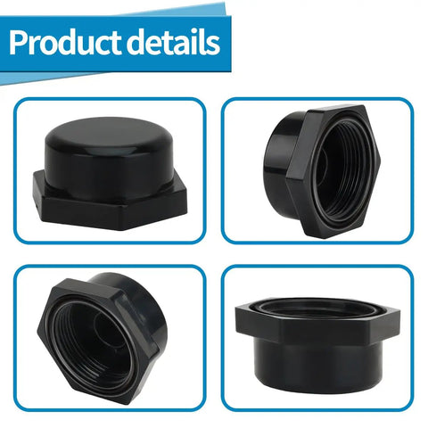 Weatherproof Antenna Mount Cap Cover With O Ring Seal For VHF UHF GMRS CB Radios And NMO Antenna Mount Base Two Pack details