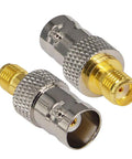 Dope SMA Female To BNC Female Adapter 2-Pack for Baofeng UV-5R UV-82 BF-F8HP Quansheng UV-K5 UV-K6 Yaesu Kenwood Wouxun
