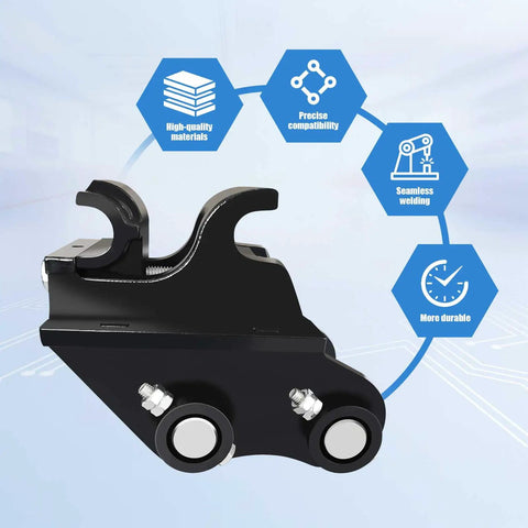 Fast Swap Quick Change Excavator Coupler For Mini Excavators 0.8 To 2 Ton Mechanical Quick Change Device for buckets and hammers.