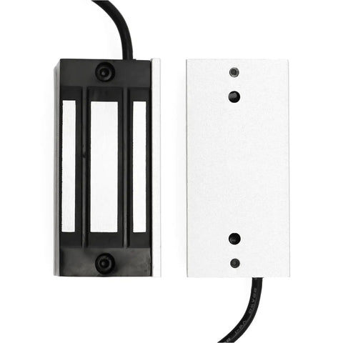 Heavy Duty 4 Pack Electric Magnetic Lock With Rock Solid 130 Lb Grip For Door Access And Entry Systems Featuring Dc 12v Power, close-up of components.