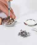 100 Piece Watch Screw Set With Tweezers For Watchmaking And Repair Replacement Micro Screws And Battery Clamp Screws Durable Stainless Steel Watch Repair Kit For Jewelry Makers And Hobbyists Must Have For Quick Fixes