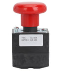 Must Have Emergency Push Button Switch For Electric Stackers And Forklift Pallets With Fast Power Cutoff Latching Design, red button switch