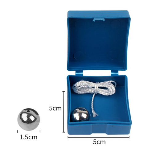 Pro Grade Metal Pendulums Experiment Set for Physics Classrooms and Labs box with metal ball and string, 5cm box
