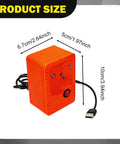 Compact Bobber Painting And Polishing Machine Kit for DIY Fishing Lures, dimensions 6.7x10x5 cm, PP material, includes USB power cord