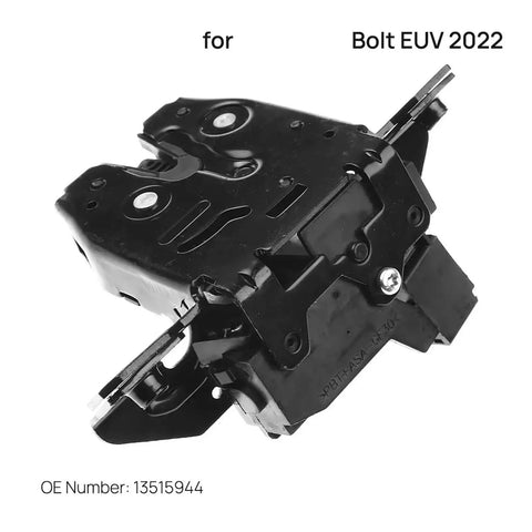 Straight Up Solid Trunk Latch Power Lock Actuator Direct Fit For Chevy Suburban Tahoe Bolt EV Trax Buick Encore Yukon Quick Swap Oem Standard Tailgate Lock Replacement, black actuator for Bolt EUV 2022.
