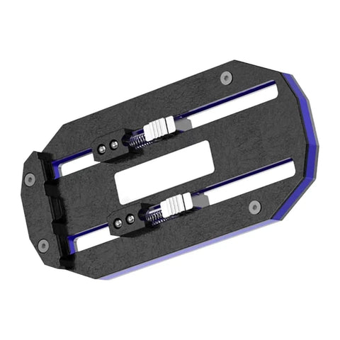 Beefy Pro Grade PCB Board Holder And Clamp For Soldering Dual Rail Push Clamp System Even Pressure Prevents Warping Compact Fixture
