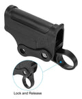 Built Like A Tank Black Seat Latch Hinge For Lounge Chair, thickened fixed catch lock with lock and release feature.
