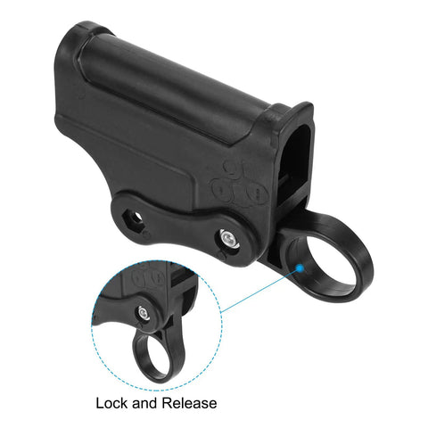 Built Like A Tank Black Seat Latch Hinge For Lounge Chair, thickened fixed catch lock with lock and release feature.