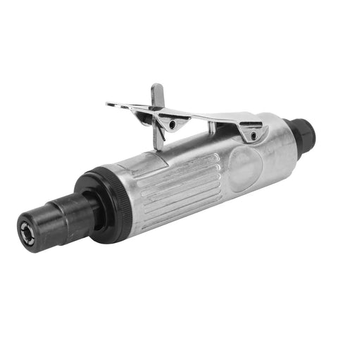 Heavy Duty Pneumatic Die Grinder For Fine Metal Polishing And Burr Trimming Lightweight air-powered rotary tool with metal body.