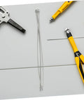 Four Piece Round Heat Sealer Heating Wire Replacement Strips For Manual Shrink Wrap Bag Sealer Repair Kit on workbench.