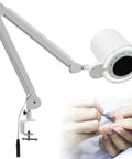 80W Pro Grade Nail Dust Collector With Adjustable Suction And Built In Lighting, Low Noise Vacuum For Salon Use with clamp