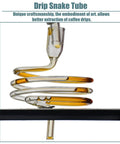 Drip snake tube of Heavy Duty Borosilicate Glass Cold Brew Tower for smooth daily sips and iced coffee.