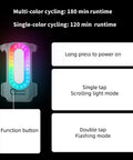 Color Changing LED Landing Gear For DJI Neo 2 Drones With Rechargeable Night Lighting Height Boost featuring multi-mode controls