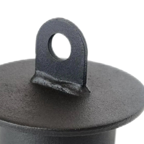 Close-up of metal attachment on Hand Grip Strengthener Training Tool Cable Pulley Fitness Accessory For Strength Training Forearms Climbing