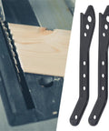 Two Pack ABS Push Sticks For Woodworking Heavy Duty Safety Pushers next to a wood piece on a table saw