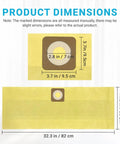 Product dimensions of Five Pack Fine Dust Filter Bags For 6 To 9 Gallon Shop Vacuums Replacement Bags For 17584 And 17590 Series CMXZVBE39970