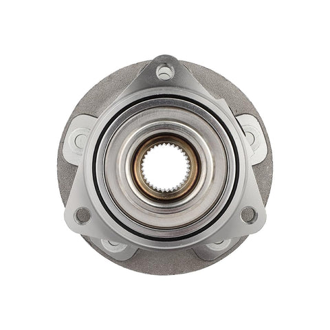 Front view of Front Wheel Hub Bearing Assembly 1Pc Fits Jeep Gladiator And Wrangler 2018-2023 With 2.0L 3.0L 3.6L Or 6.4L Engines