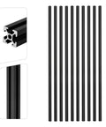 10 Pack Black T Slot Aluminum Extrusion Kit 20x20x1000mm 6063 Aluminum Profile For CNC Machines And 3D Printers, Maker Friendly