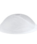 Alabaster Glass Lamp Shade Replacement for Medium Base Sockets, 11.5 Inch Diameter, 4 Inch Height, dome shape with center hole