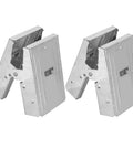 2 Piece Sawhorse Brackets And Display Stand Kit For Woodworking Clamps, Heavy Duty metal brackets for stable support in woodworking.