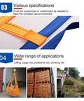 Heavy Duty Cargo Lifting Net Built Tough As Nails For Ship Dock Hoisting And Garden Climbing With Maximum 500kg Hold And 3x3 Meter Span for versatile applications.