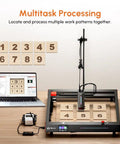 5MP HD Laser Engraver Camera For LightBurn, Real Time Preview And Precise Positioning with laptop showing interface