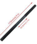 Three Eighths Inch Bicycle Rear Axle Kit With 175 Millimeter Length And Conical Lock Nuts, shown with measurements.