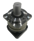 Heavy Duty Helical Gear Reducer Planetary Gearbox built tough with 19mm input shaft and metal housing for industrial use.