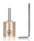 Diamond Grinder Bit Head For Glass And Tile Work Pro Grade Heavy Duty Stained Glass Drill Bits With Brass Core Abrasive Wheel
