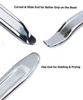 3 Pack 19.5 Inch Straight And Curved Tire Irons Set showing curved and flat ends for tire changes