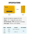 EM480B Audio Impedance Tester With Digital LCD Display Insulation Resistance Megohmmeter with specifications