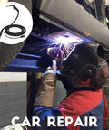 Welder using 15ft 150A MIG Welding Gun Torch Stinger Replacement For Miller M-150 M15 And Millermatic Series in car repair