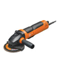 1 Inch Corded Compact Angle Grinder Featuring Kickass Power Drive With Soft Start, heavy duty design for metal and ceramic grinding.