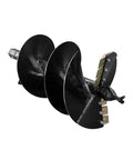 Beefy 18 Inch By 48 Inch Heavy Duty Auger Bit For Skid Steer Post Hole Digger And Mini Excavator With 2 Inch Hex Adapter shown