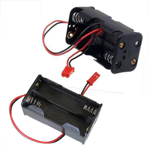 On Off Power Switch And 4 Cell AA Battery Holder Pack With JST Plug For RC Cars And Trucks, Compatible With Traxxas Redcat HSP WLtoys