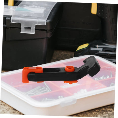 Heavy Duty T Handle Hood Latch Kit For Cars Replacement Rubber Material Hasp Latch For TJ Jeeps in black and orange