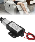 Compact 15mm Stroke Linear Actuator 12V 150N Thrust with limit switch in use on recliner, aluminum alloy, home automation