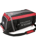 Side view of 2-in-1 Welder Gear Duffle Pack, PAPR Ready, Built Tough With 1680 Denier Fabric, 10,000 Cu In Storage, Rugged Welders Tote
