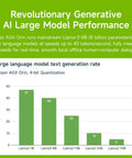 Bar chart showing large language model text generation rates for Jetson AGX Orin with various Llama models.